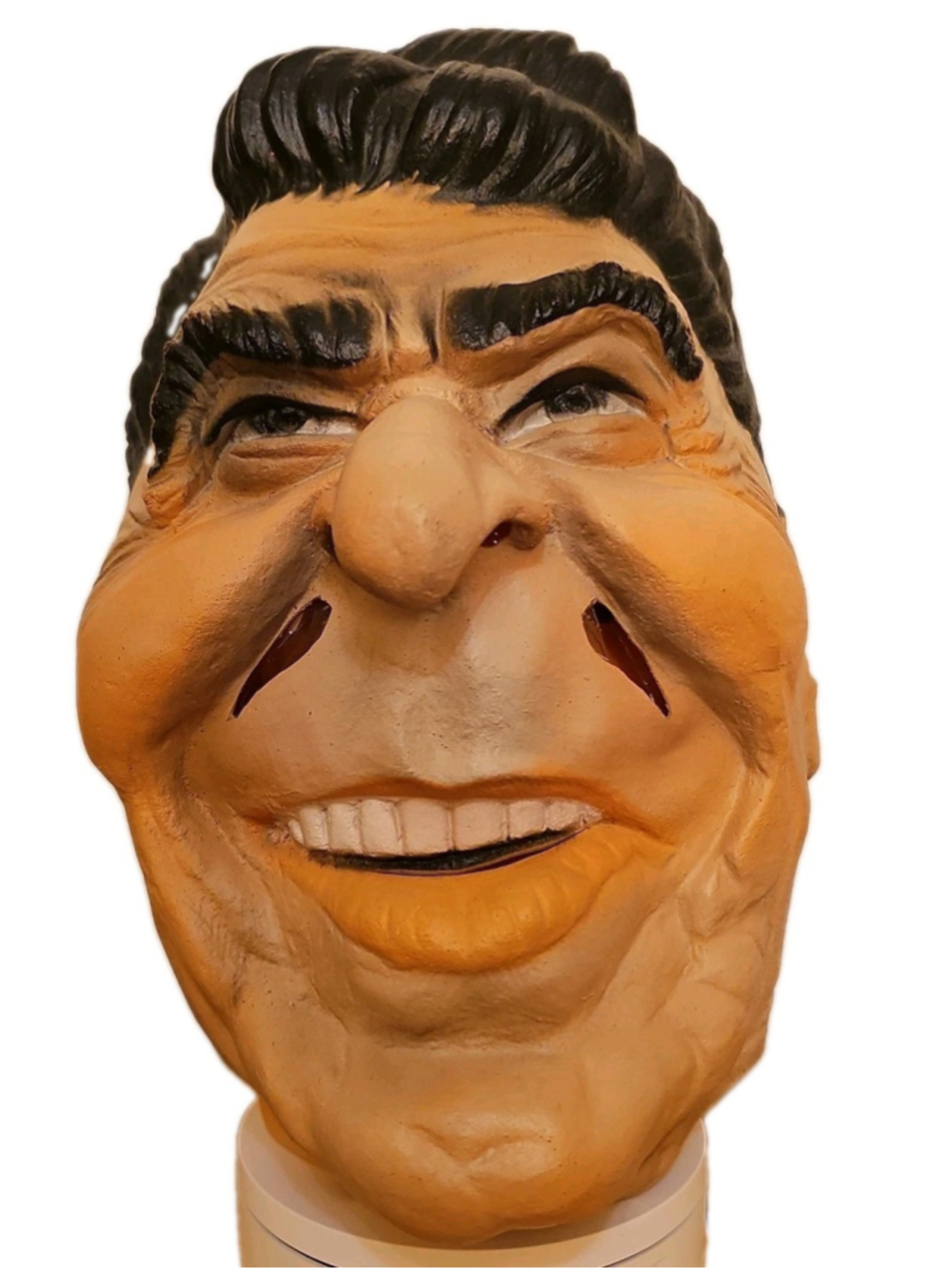 Cesar 1983 Vintage President Ronald Reagan Halloween Mask Costume Bank Heist USA